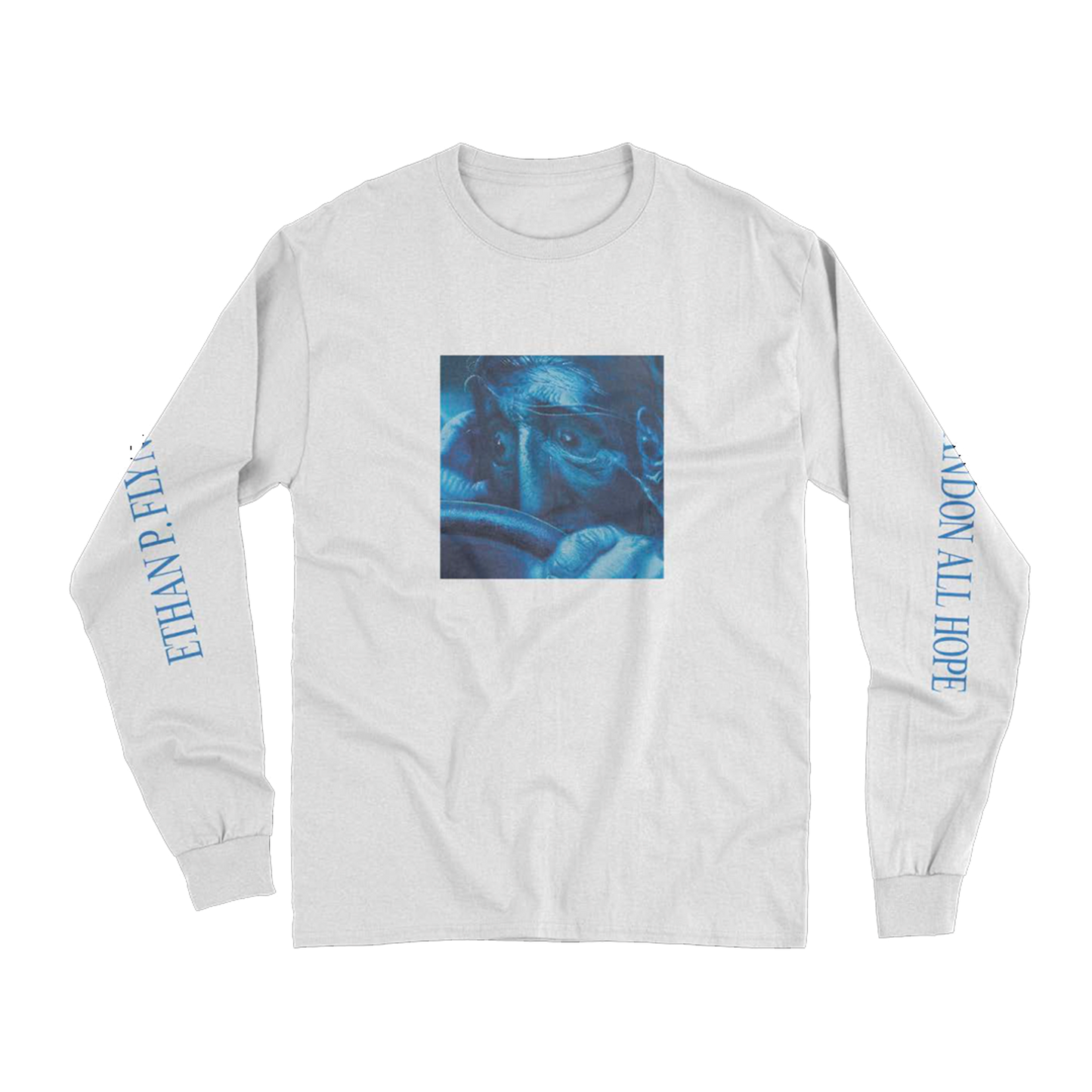 Abandon All Hope White Longsleeve